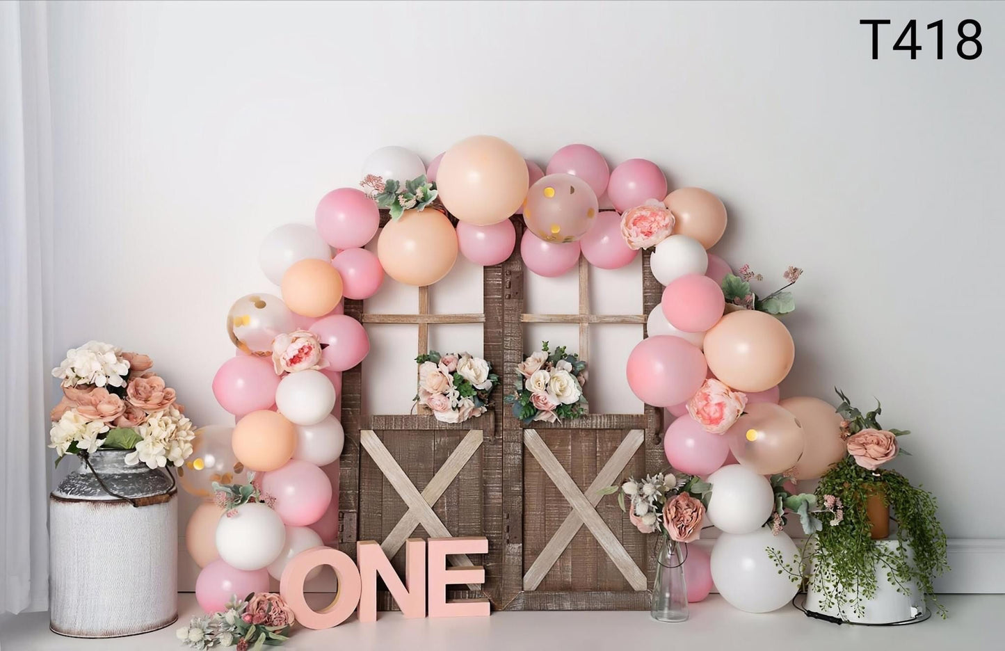 Pre-Order 2-3 weeks Super High Quality Back Drop. Code (T418) for Birthday