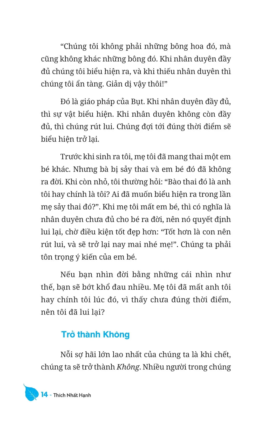 SACH121 - Pre-Order (3-5 tuần) Không Diệt Không Sinh Đừng Sợ Hãi