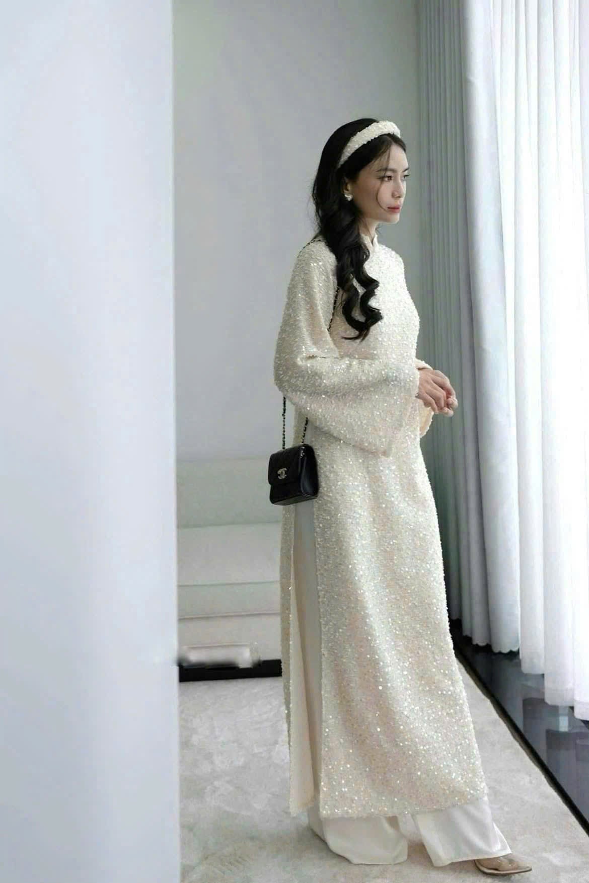 S195 S196 S197 S198 áo + quần - Áo dài kim sa