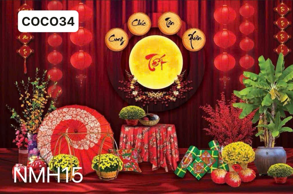 Super High Quality Back Drop. Code (NMH15) COCO34