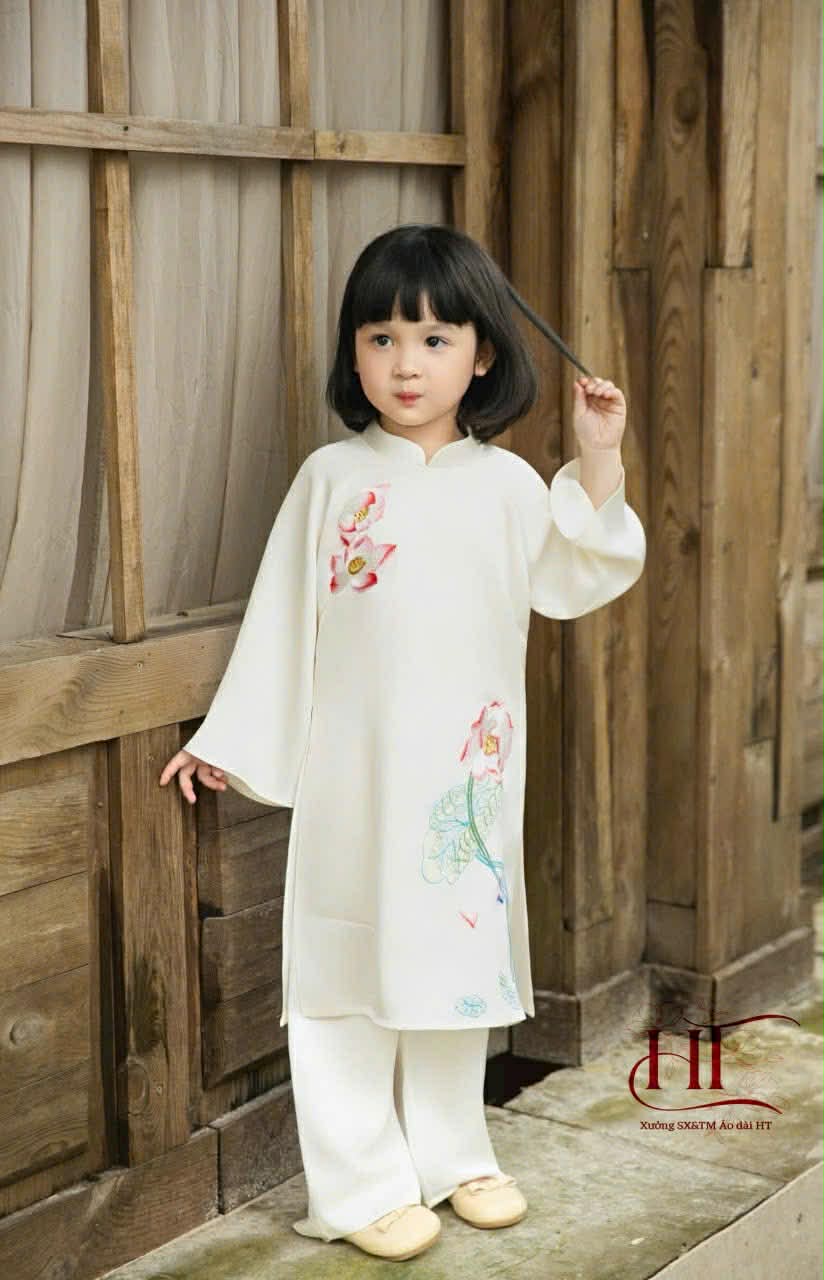 BG62 1658 Áo + quần - Áo dài bé gái Liên Châu