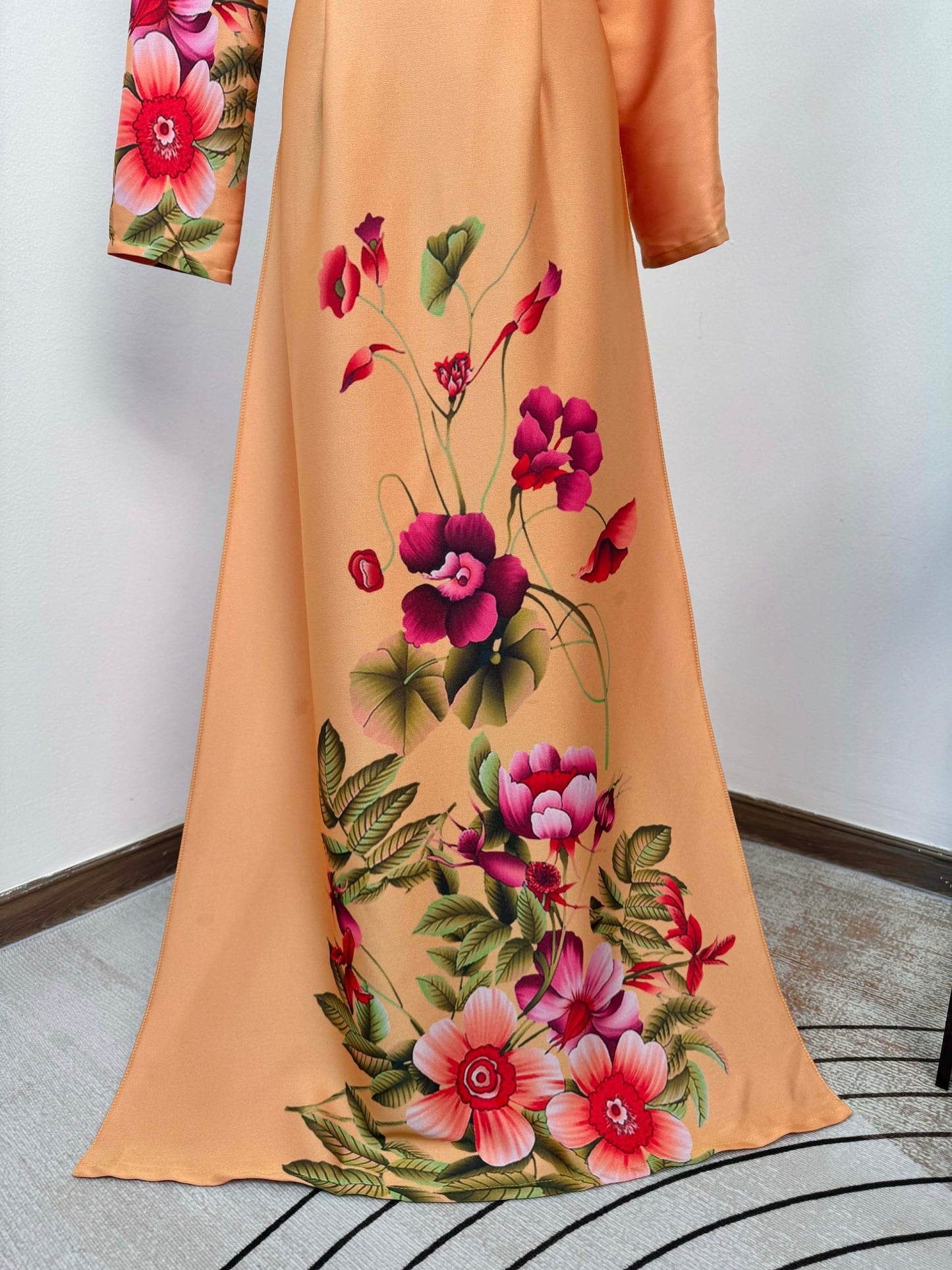 H462 1912 Áo only - Áo dài lụa ánh sao