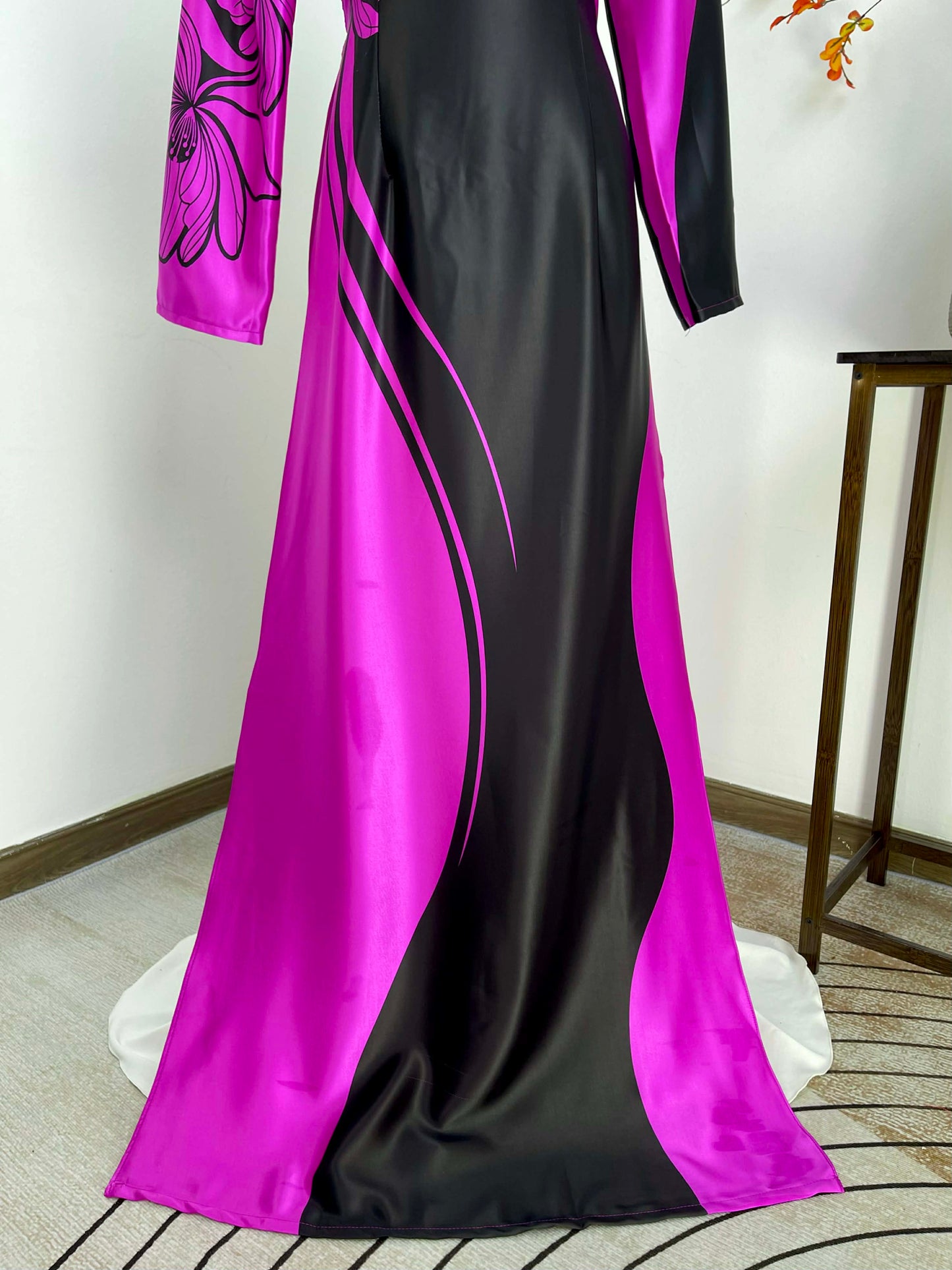 H467 1921 Áo only - Áo dài lụa ánh sao