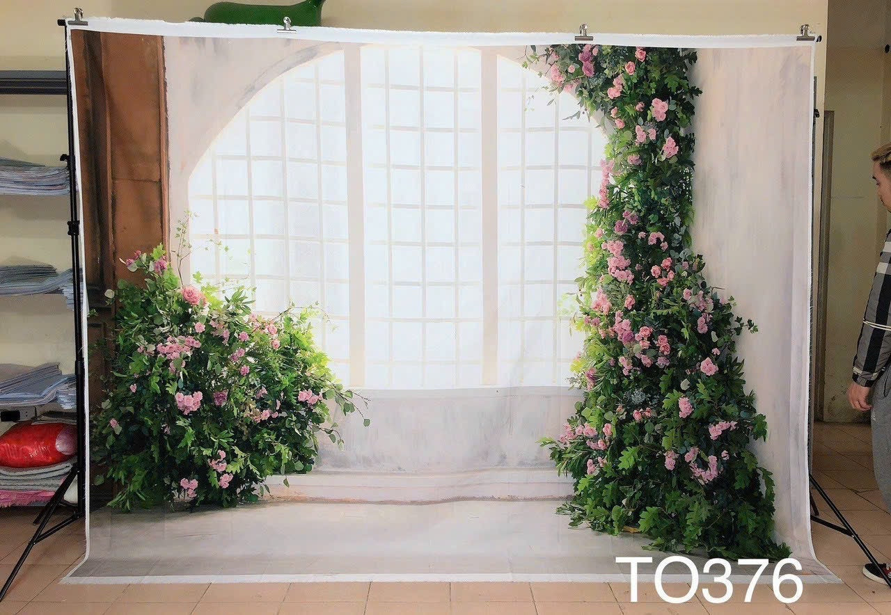 Pre-Order 2-3 weeks Super High Quality Back Drop. Code (TO376) for Wedding