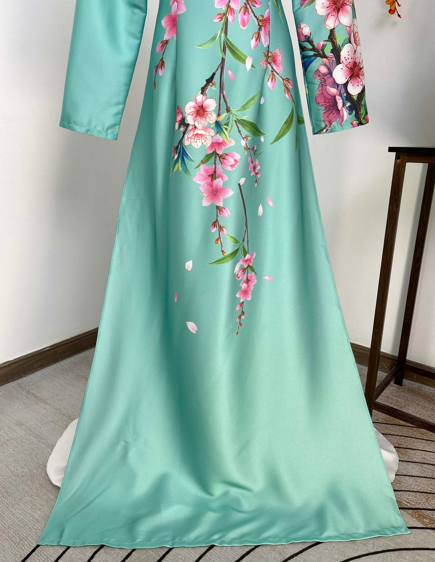 H463 1913 Áo only - Áo dài lụa ánh sao