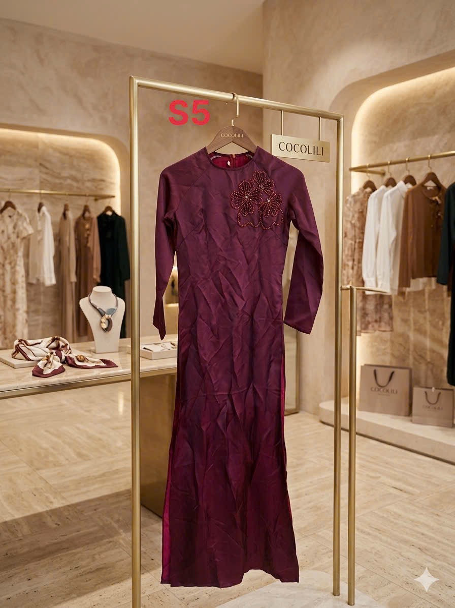 S5 Áo dài size S hàng sale lẻ size
