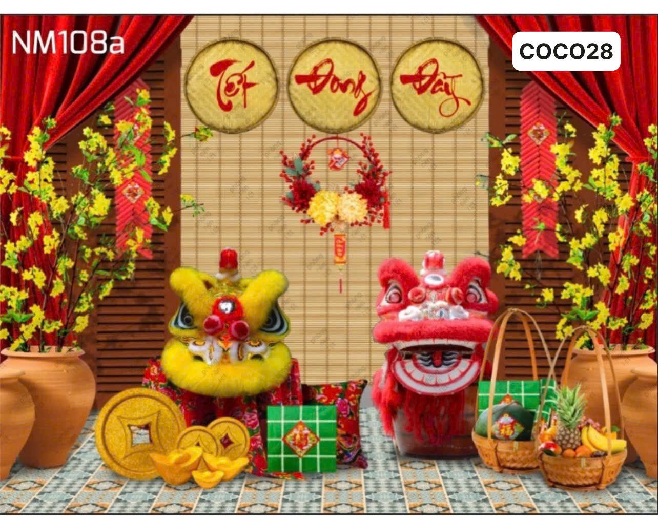 Super High Quality Back Drop. Code (NM108a) COCO28