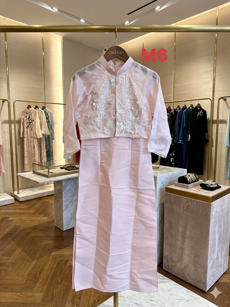 M6 Áo dài size M hàng sale lẻ size