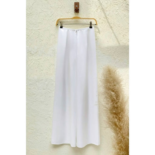 1321 Quần suông lụa mã não