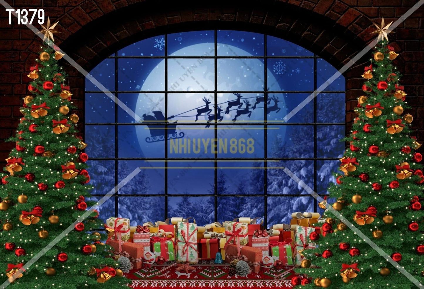 Pre-Order 2-3 weeks Super High Quality Back Drop. Size 7ft x 10ft . Code (T1379) for Xmas