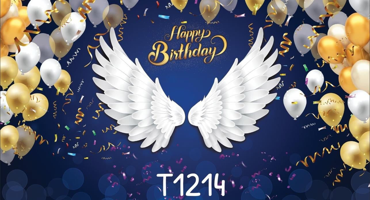 Pre-Order 2-3 weeks Super High Quality Back Drop. Code (T1214) for Birthday