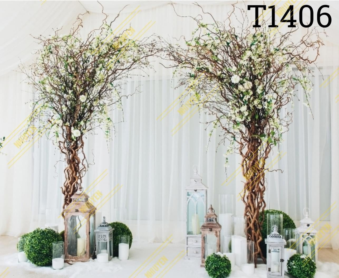 Pre-Order 2-3 weeks Super High Quality Back Drop. Code (T1406) for Wedding