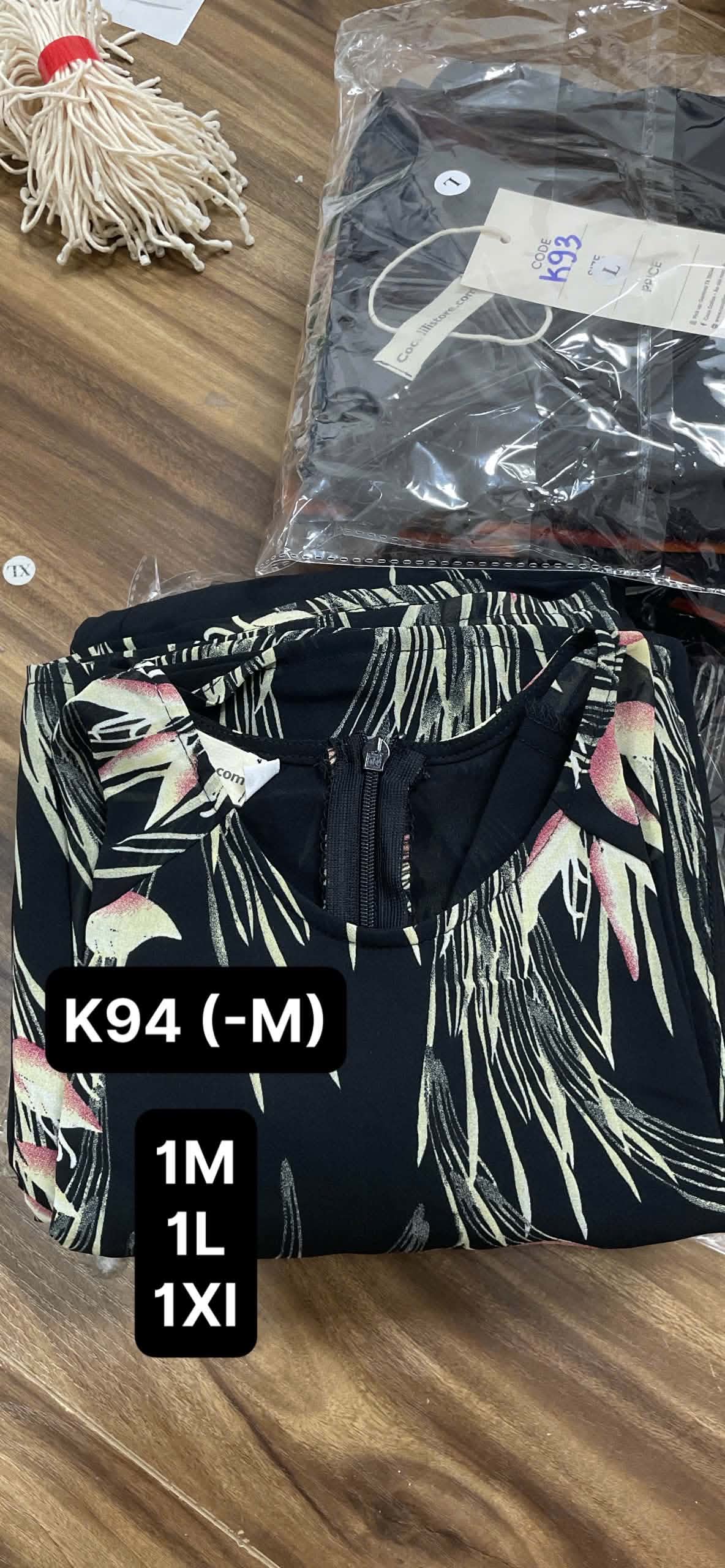 K94 Áo only no pants - Áo dài dáng truyền thống chiết li eo