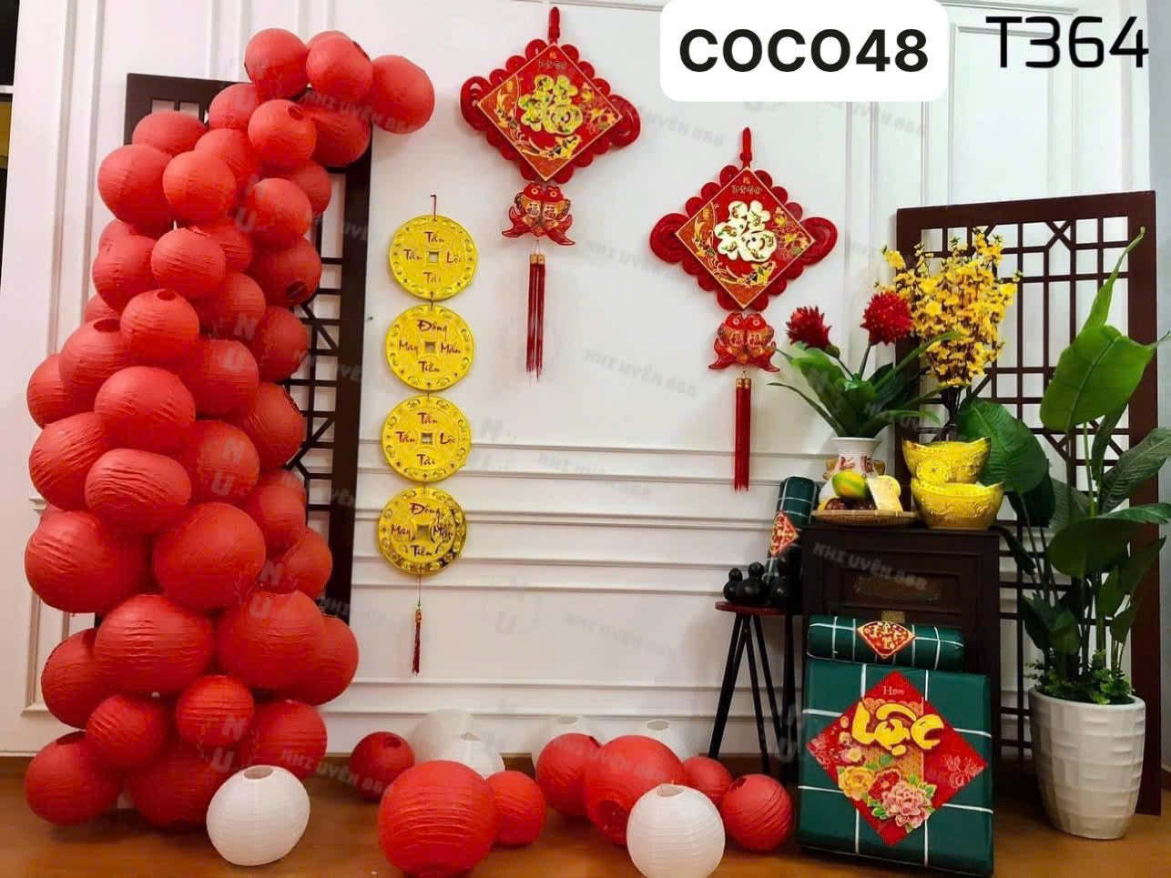 Super High Quality Back Drop. Code (T364) for Tet Vietnamese New Year COCO48