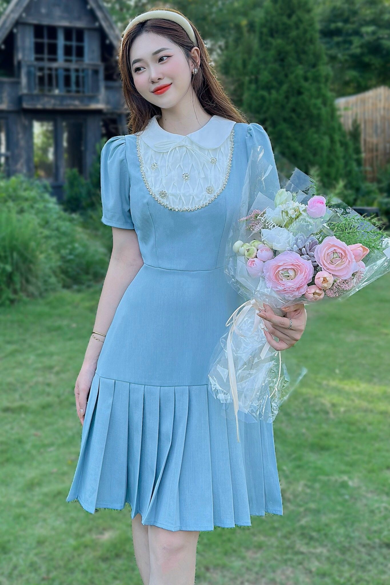 Pre-order (10-14days) Dress V364