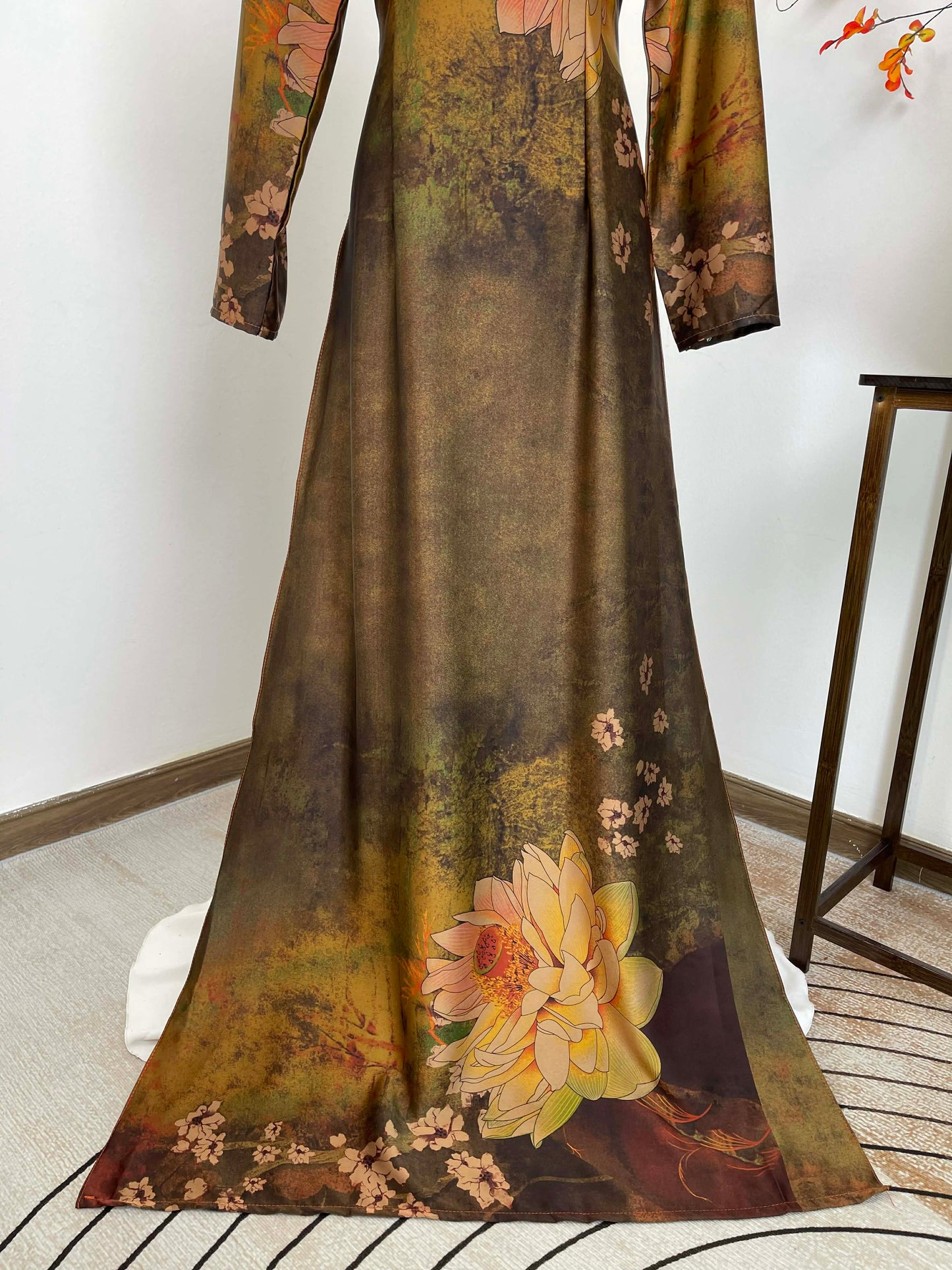 H450 1900 Áo only - Áo dài lụa ánh sao