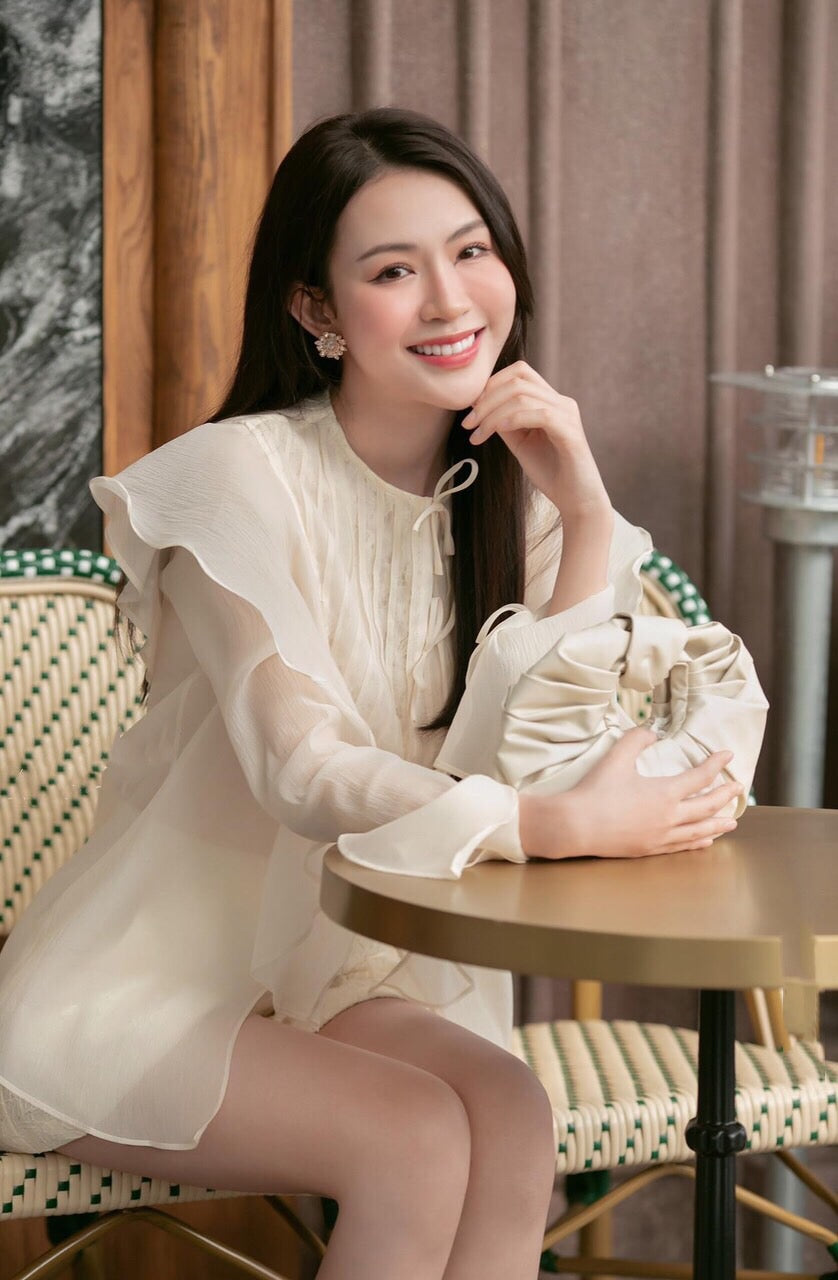 VX12 - Set áo dài tay + quần ren hàng cao cấp