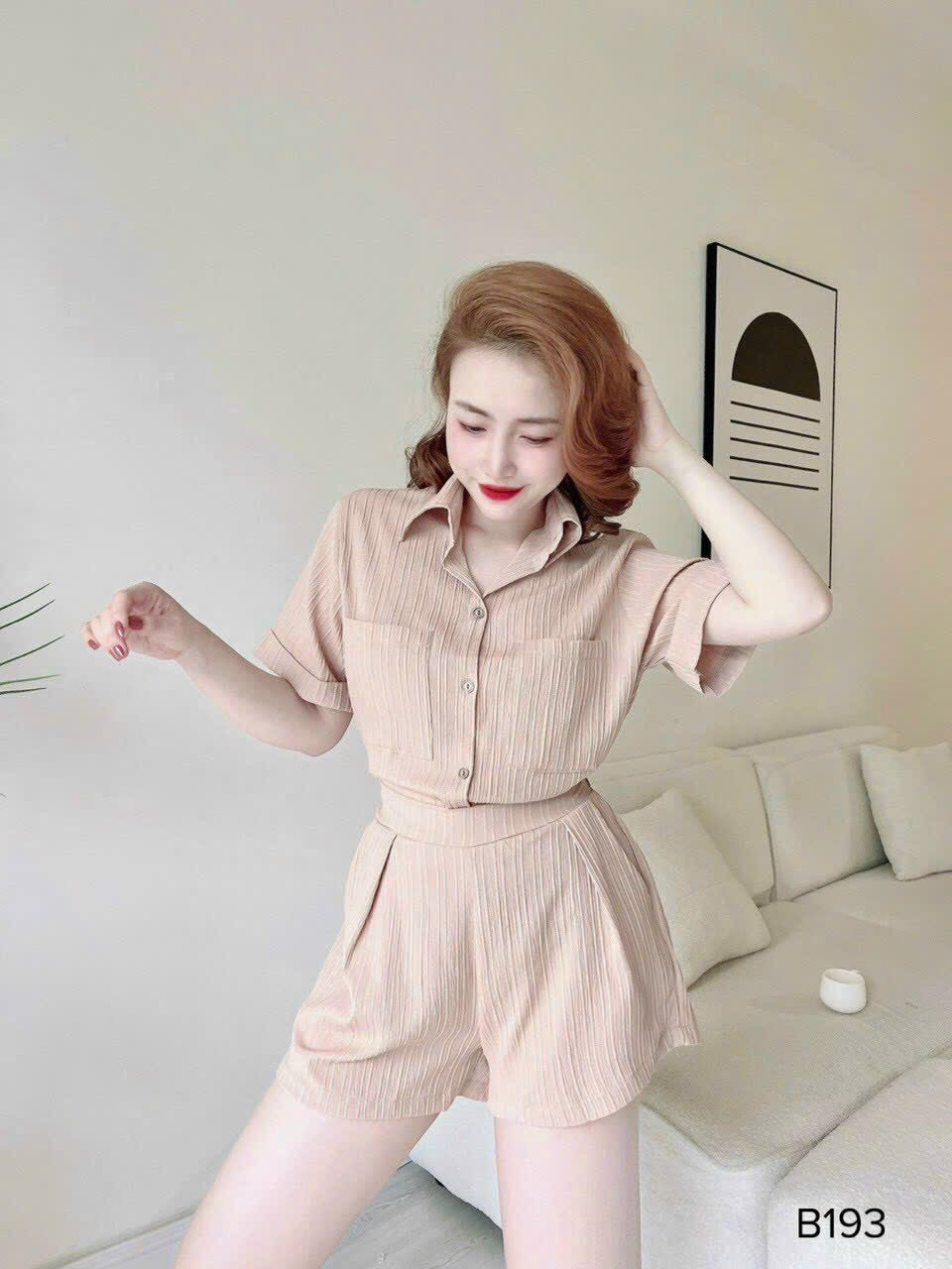 Pre-order B193 - Bộ đũi tay ngắn quần đùi đủ màu