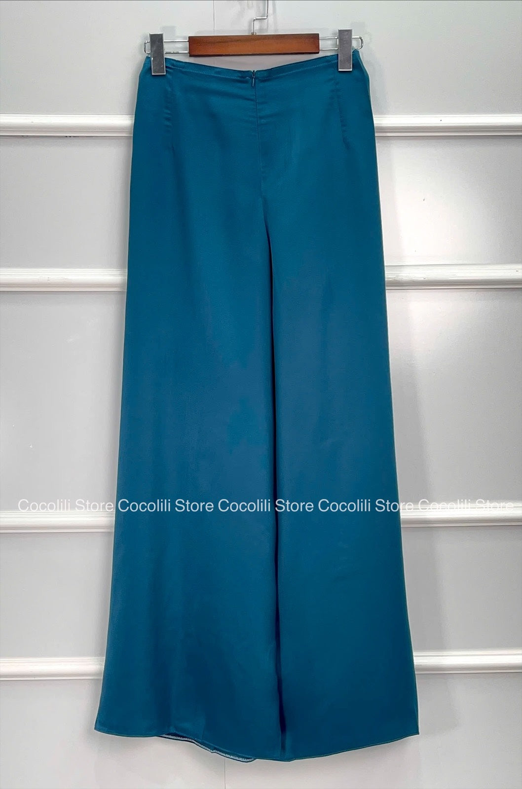 Q05 - Quần lụa mỹ thường Xanh Cổ vịt