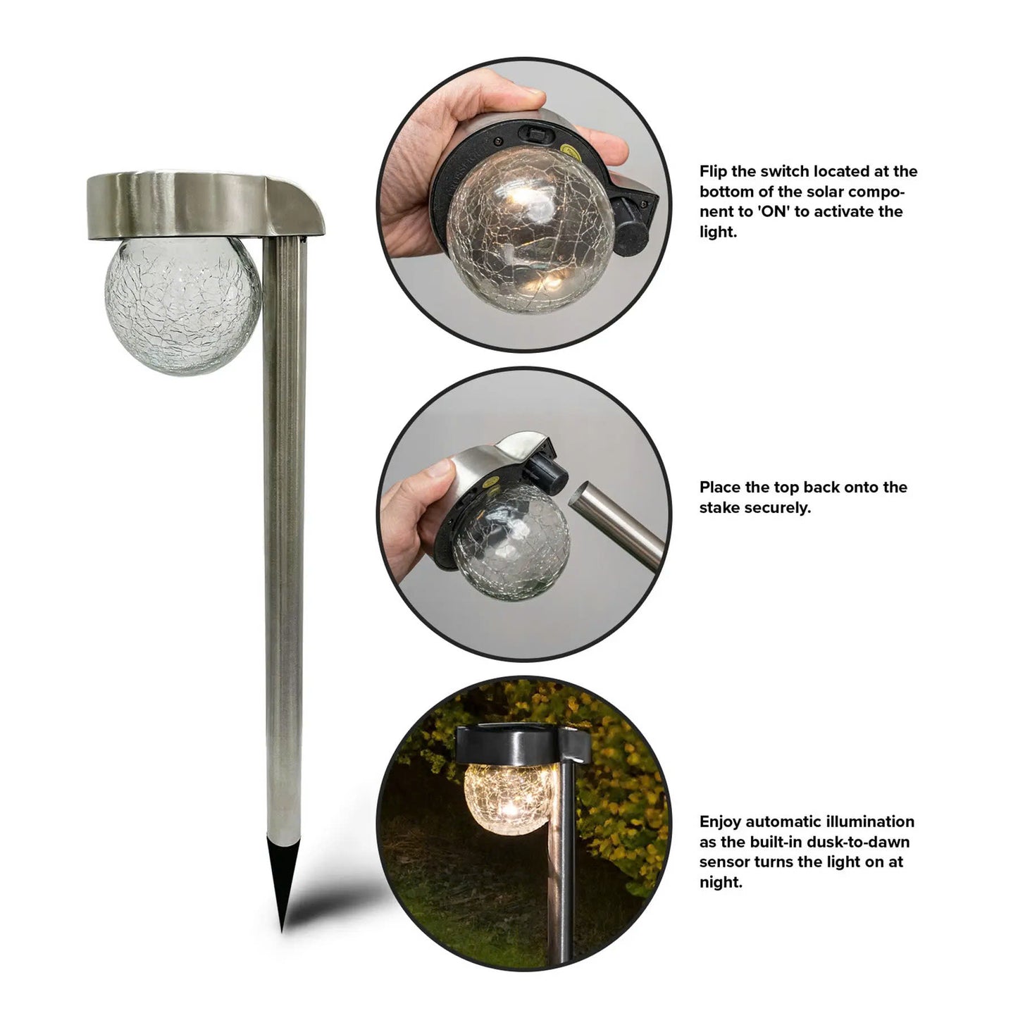 Hanging Ball Solar Light. Brand New $5/pcs. Set of 4pcs $19.99