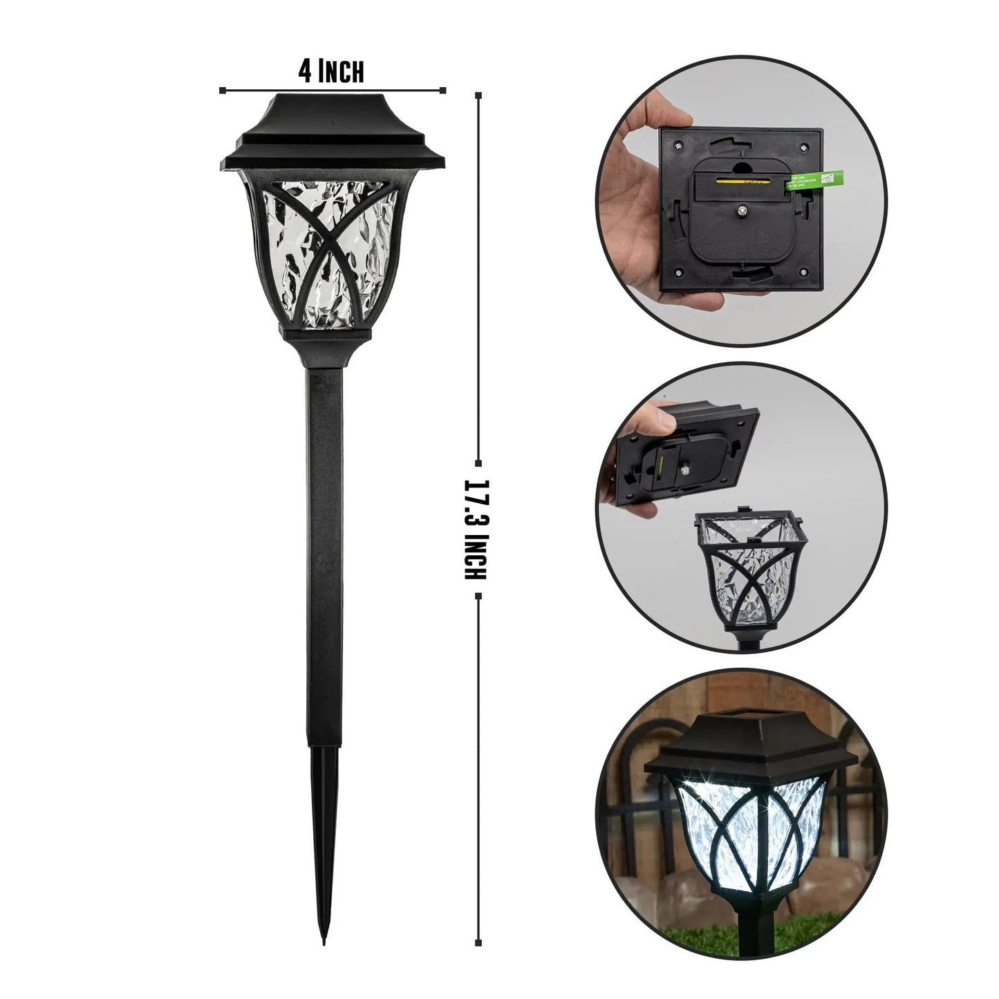 Collin Solar Pathway Lights $2/pcs. Set of 6pcs $12