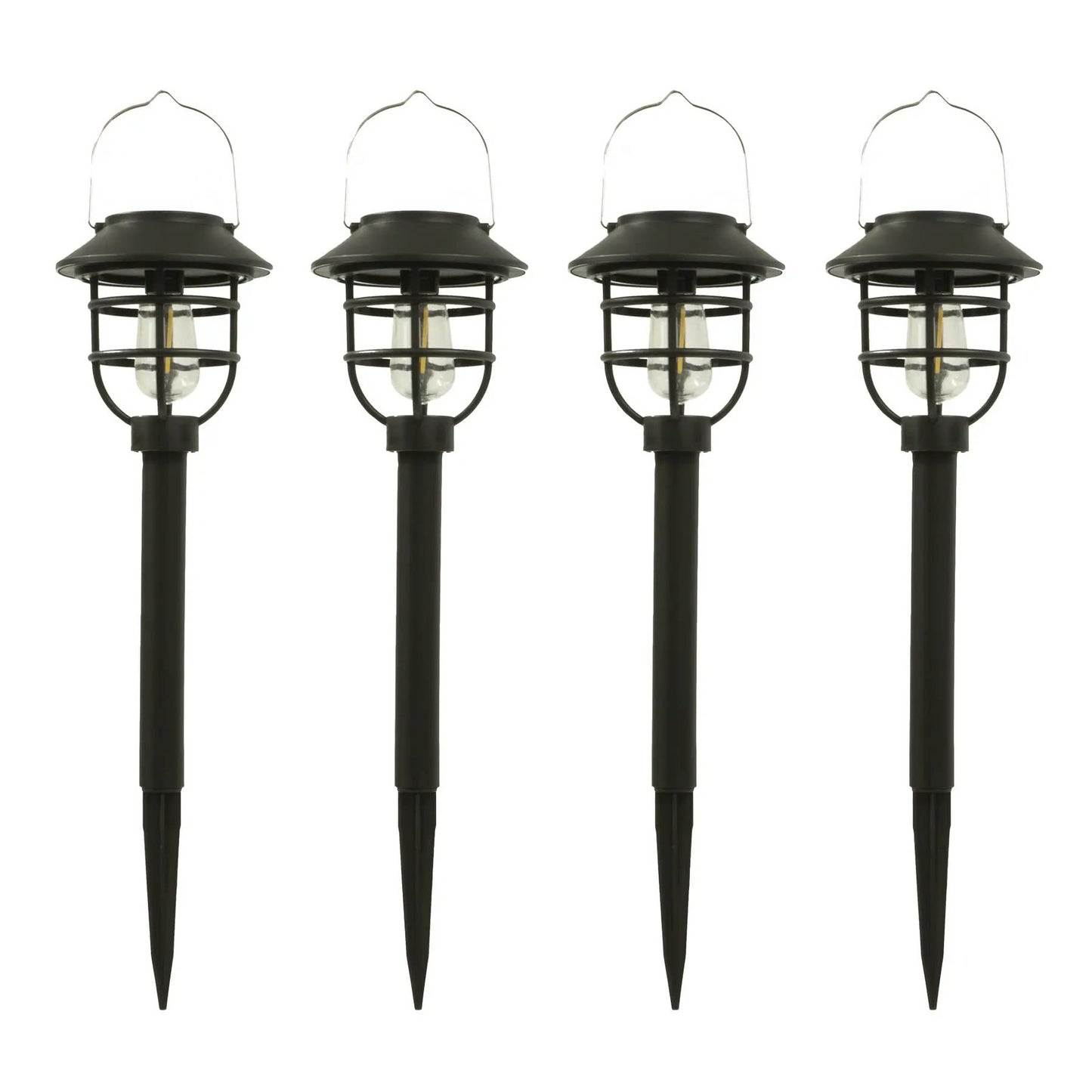 2-In-1 Solar Stake & Hanging Light $5/pcs. Set of 4pcs $19.99