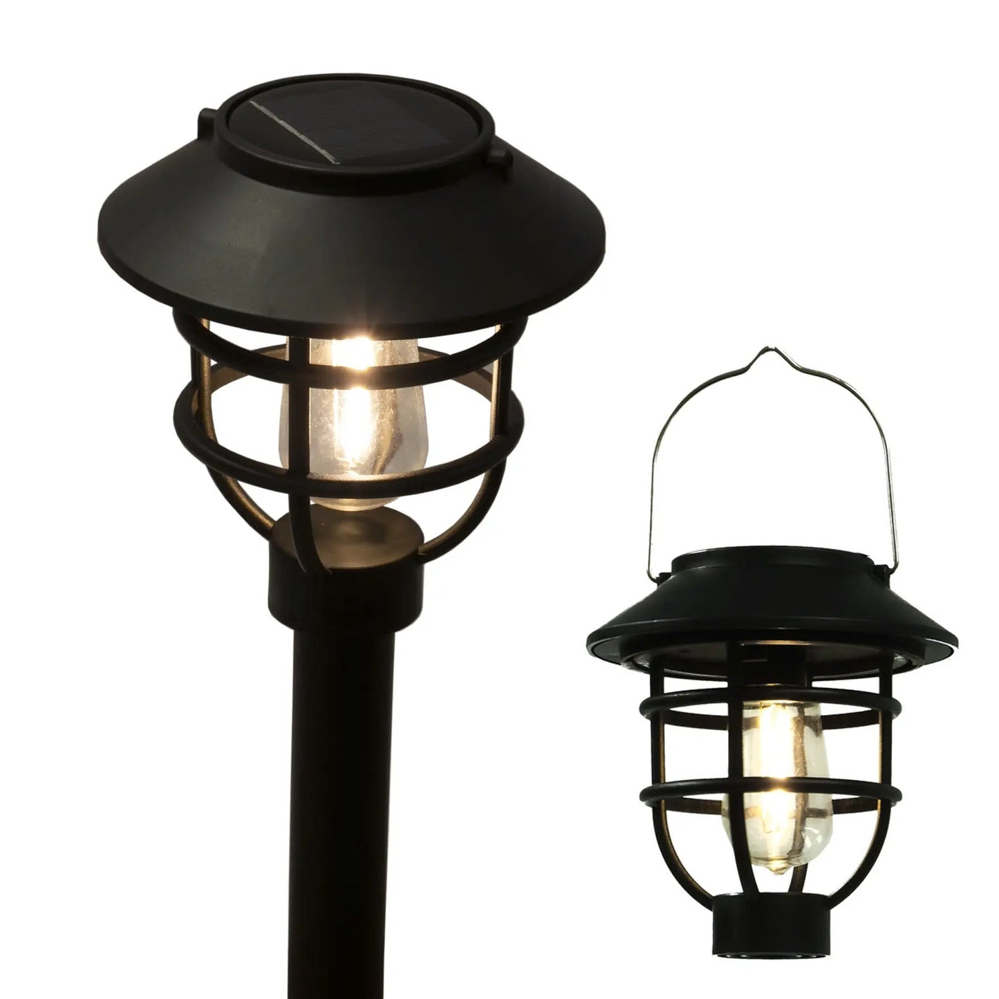 2-In-1 Solar Stake & Hanging Light $5/pcs. Set of 4pcs $19.99