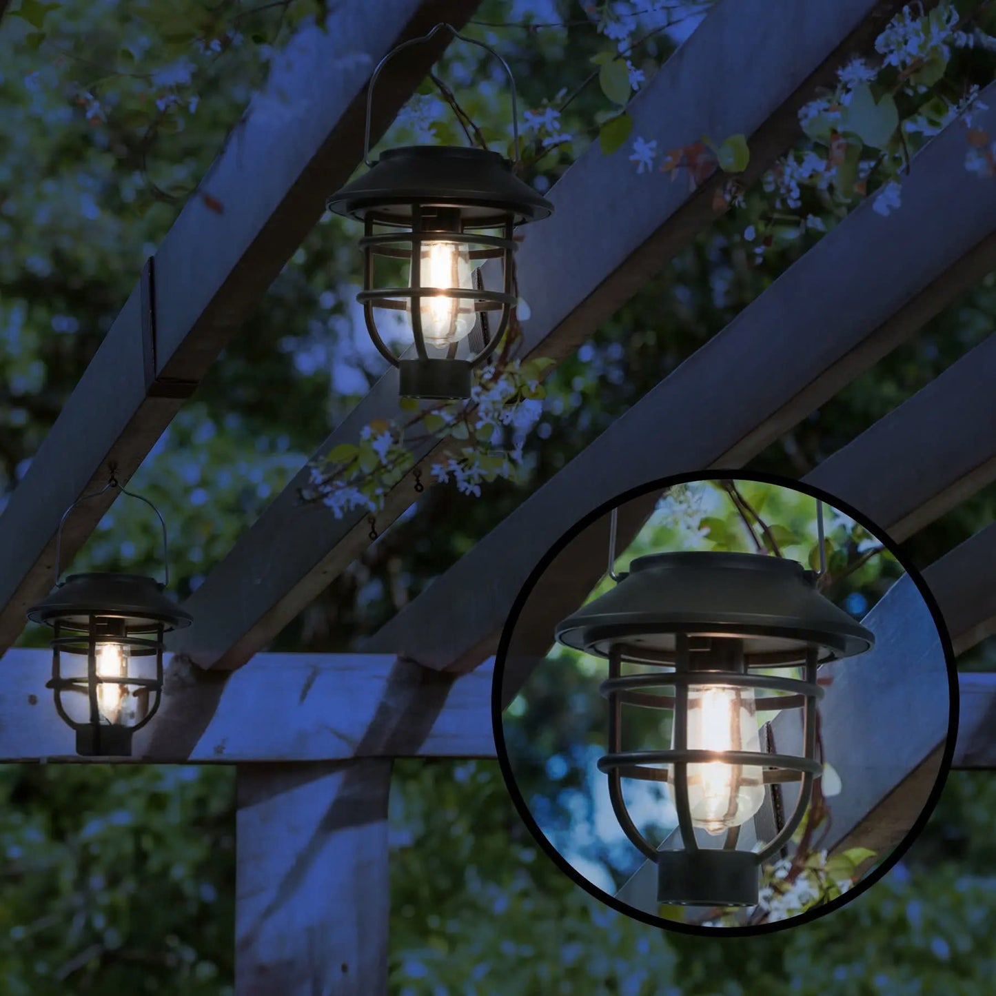 2-In-1 Solar Stake & Hanging Light $5/pcs. Set of 4pcs $19.99
