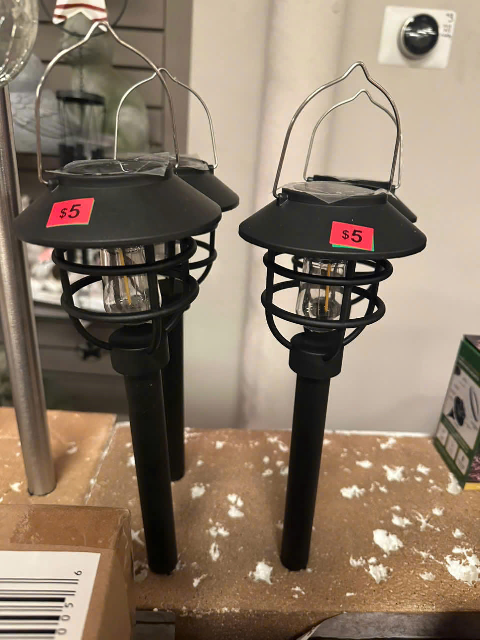 2-In-1 Solar Stake & Hanging Light $5/pcs. Set of 4pcs $19.99