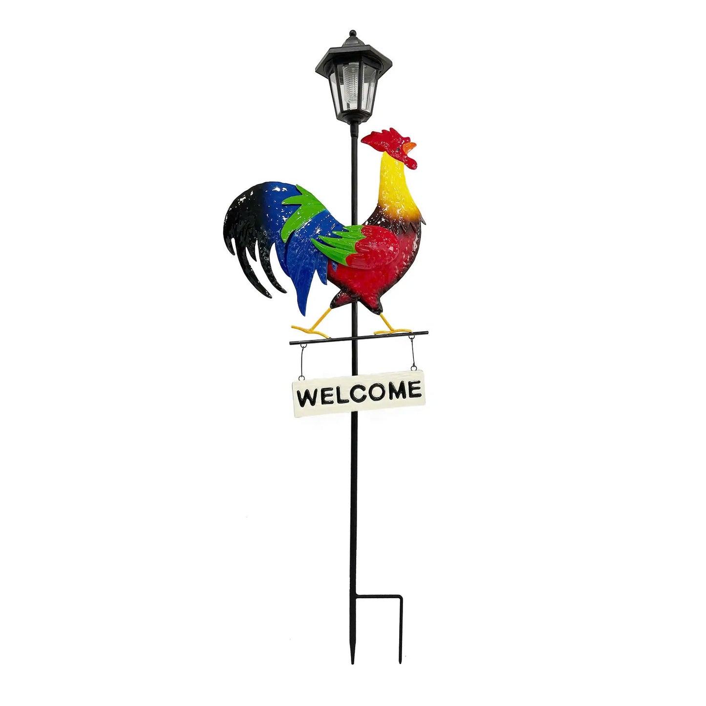 Rooster Welcome Sign Solar Stake Light $19.99 (Orignal Price $49.99)