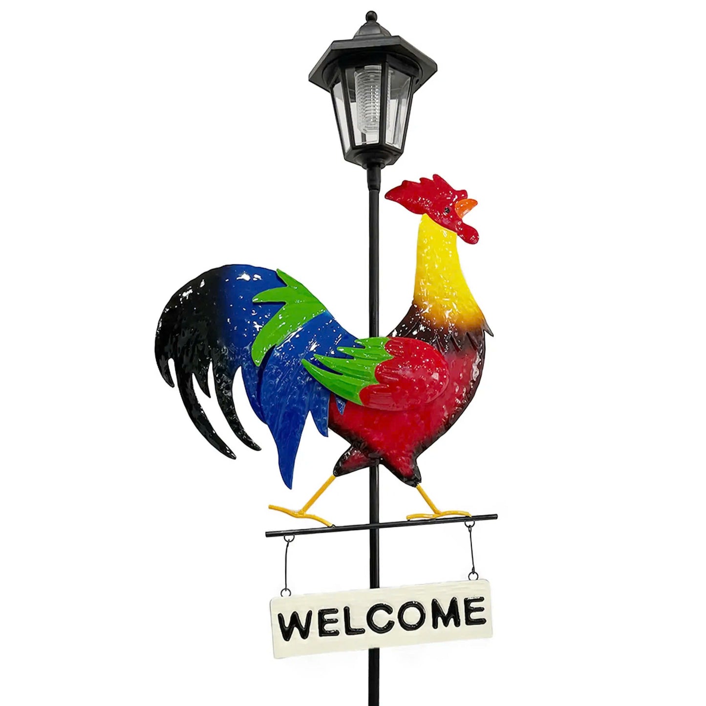 Rooster Welcome Sign Solar Stake Light $19.99 (Orignal Price $49.99)