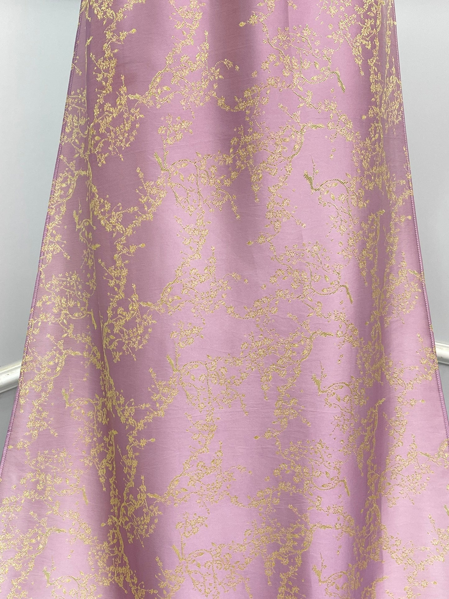 T481 Áo only - Áo dài yếm màu tím môn