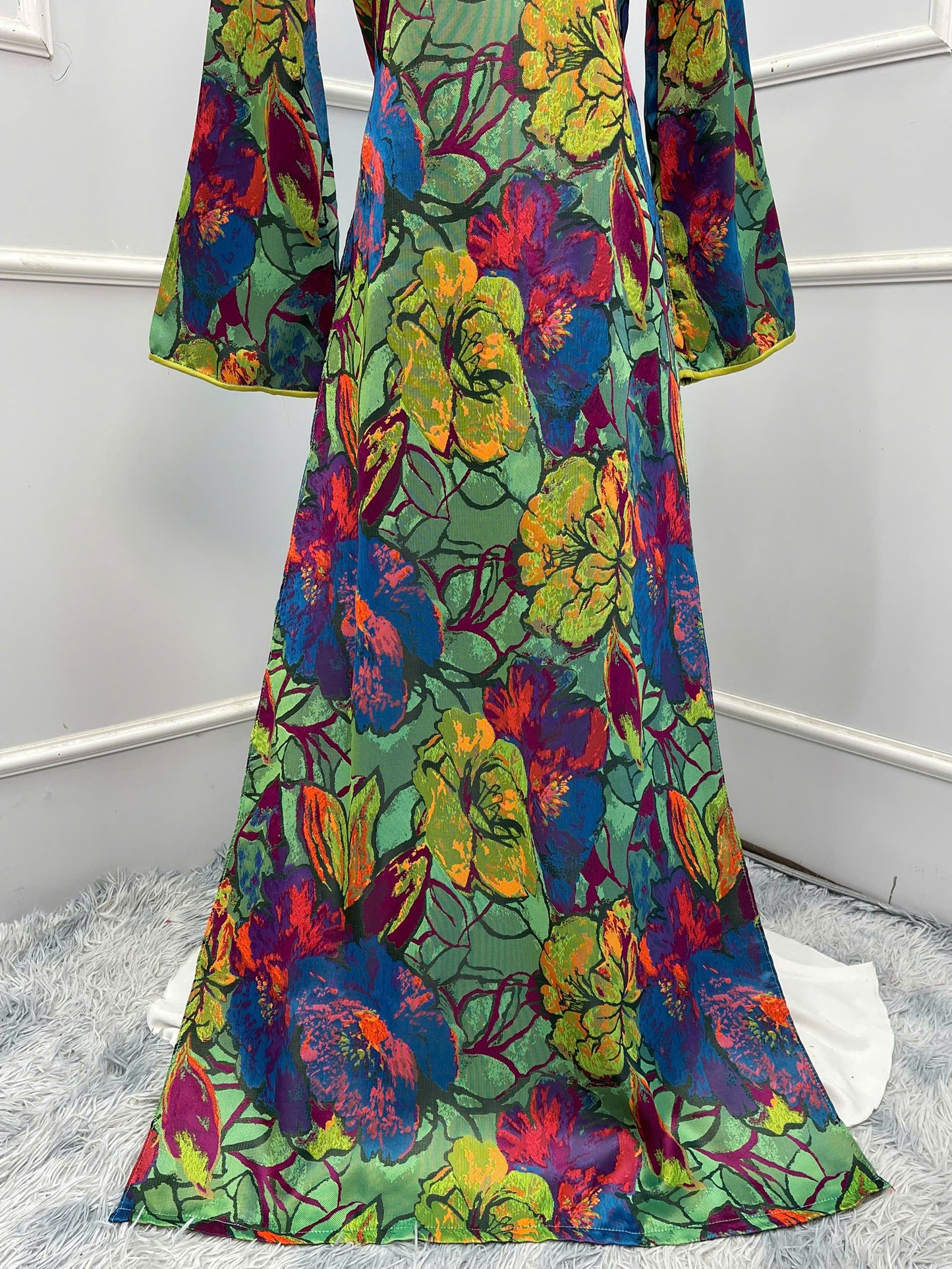 H160 Áo only - Áo dài vải tafta in sắc màu