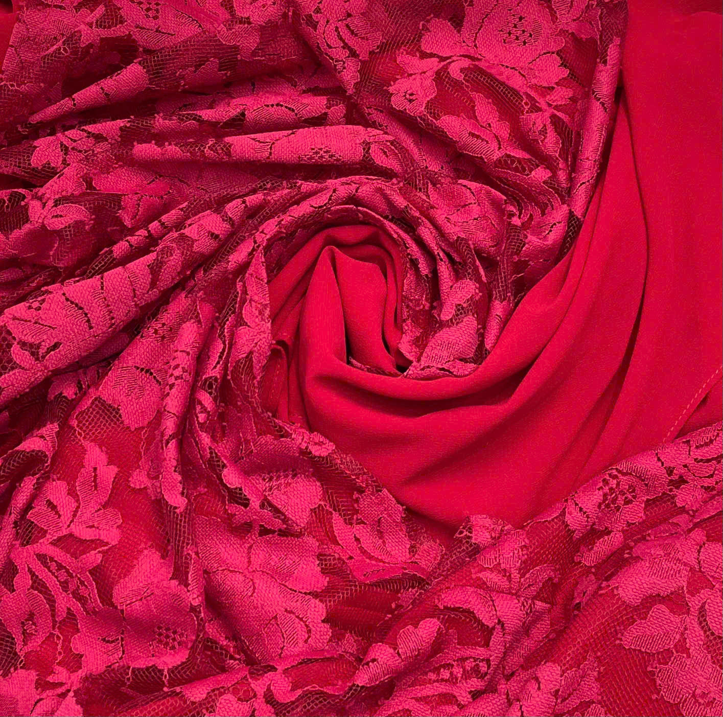 H580 Áo only - Áo ren đỏ đính hoa nổi cao cấp