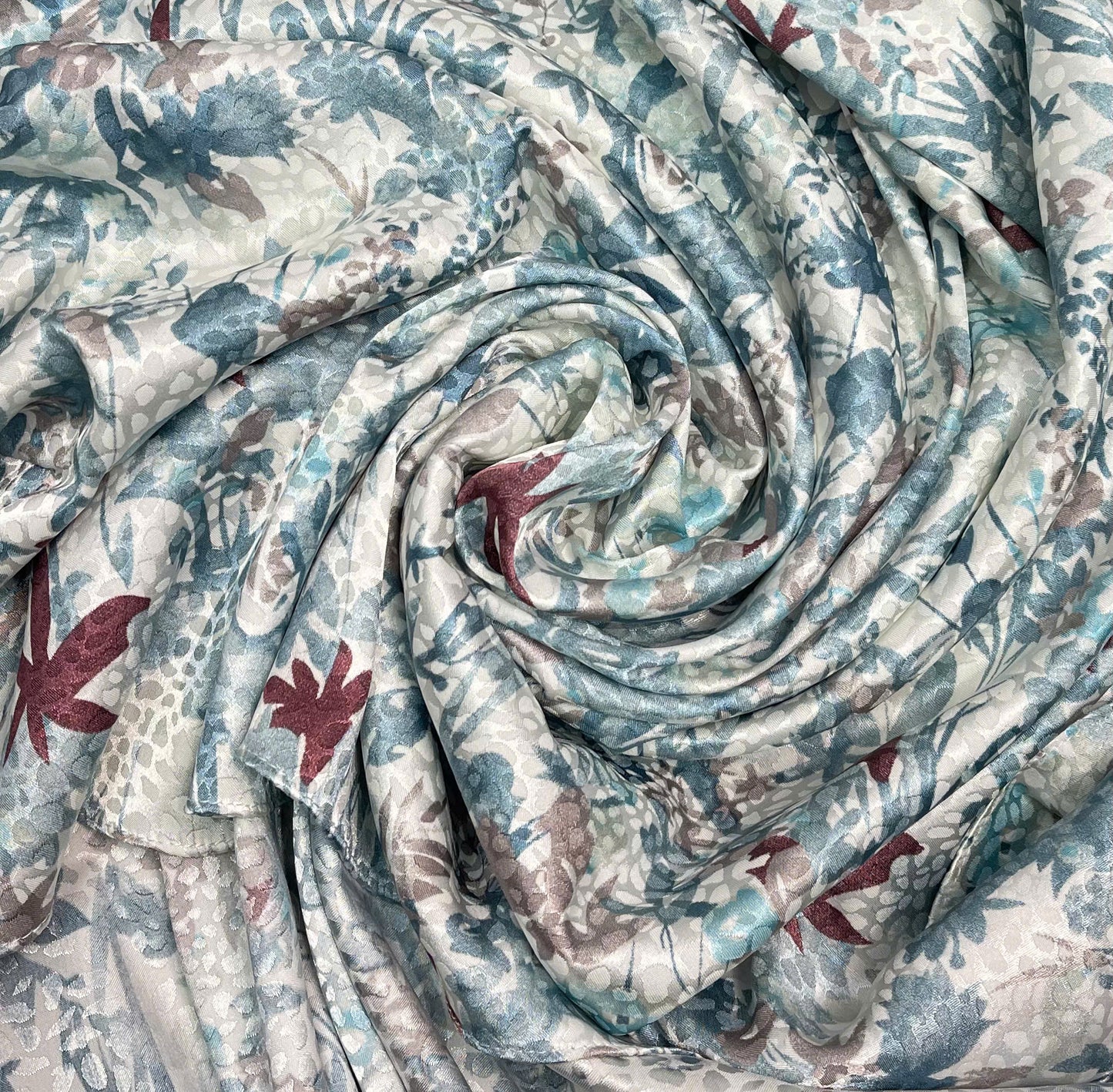 H299 1514 Áo only - Áo dài lụa gấm in 3D