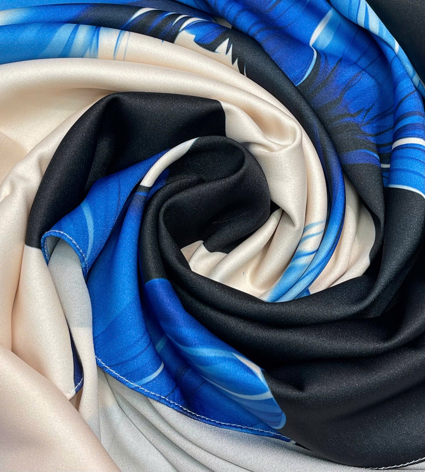 H297 1500 Áo only - Áo dài lụa ánh sao thiết kế màu kem