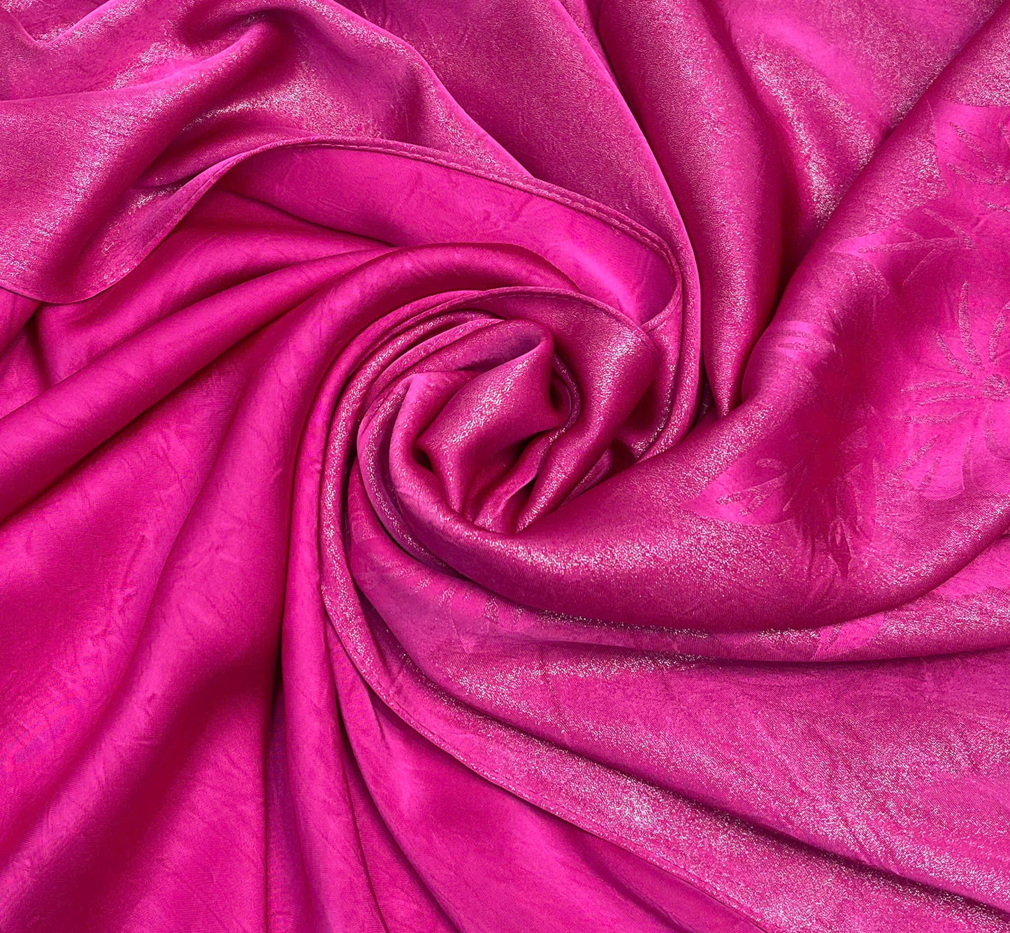 H336 Áo only - Áo dài lụa sa mạc nhà Cẩm Tú đính kết cổ màu hồng sen