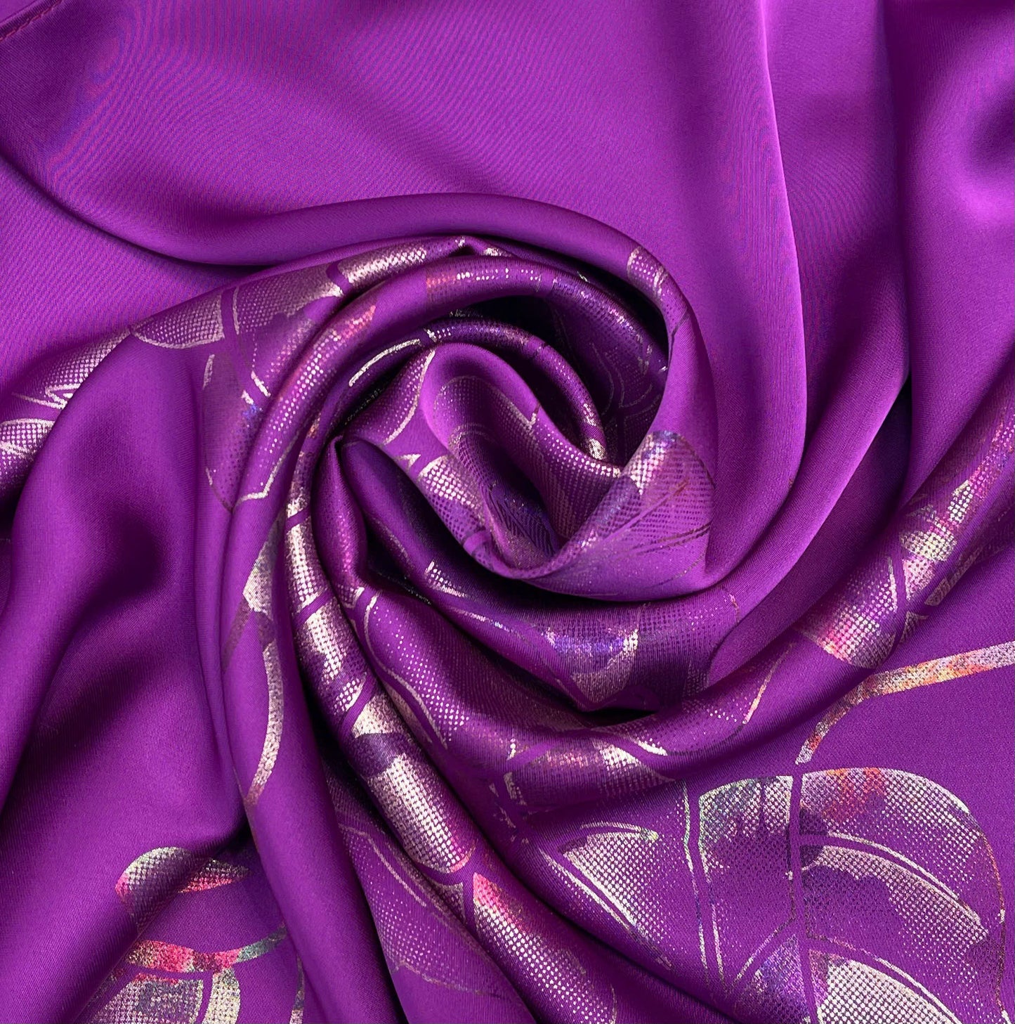 H331 Áo only - Áo dài lụa xà cừ nhà Cẩm Tú màu tím