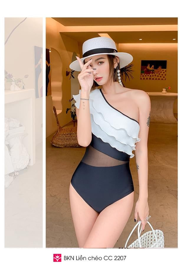 BKN5 shipnhanh Bikini liền chéo cao cấp 2207 - Cocolilistore