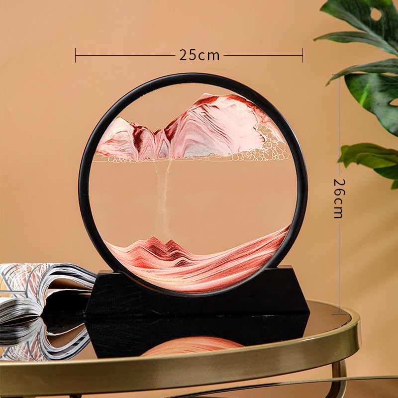 Pre Order - Tranh Cát Lún Nghệ Thuật 3D, Trang Trí Để Bàn, Giá Trưng Bày Cảnh Cát Động, Phù Hợp Quà Tặng Sinh Nhật, Giáng Sinh - Cocolilistore