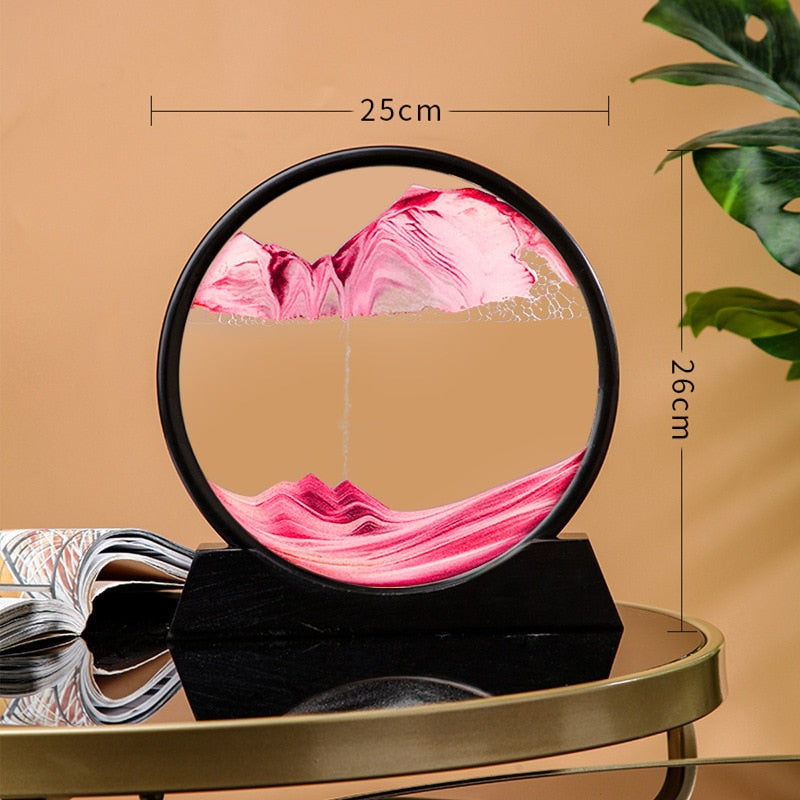 Pre Order - Tranh Cát Lún Nghệ Thuật 3D, Trang Trí Để Bàn, Giá Trưng Bày Cảnh Cát Động, Phù Hợp Quà Tặng Sinh Nhật, Giáng Sinh - Cocolilistore