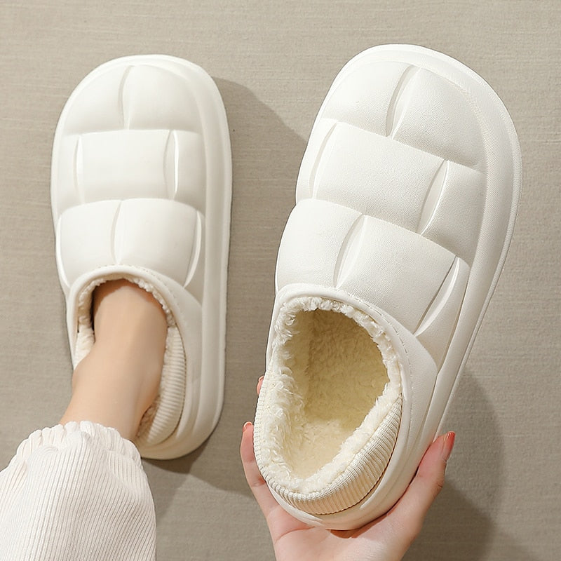 Pre Order - Giày Sang Trọng Dành Cho Phụ Nữ, Giày Nữ Đi Trong Nhà Chống Thấm Nước, Giày Hoạt Hình Gấu Dễ Thương - Cocolilistore
