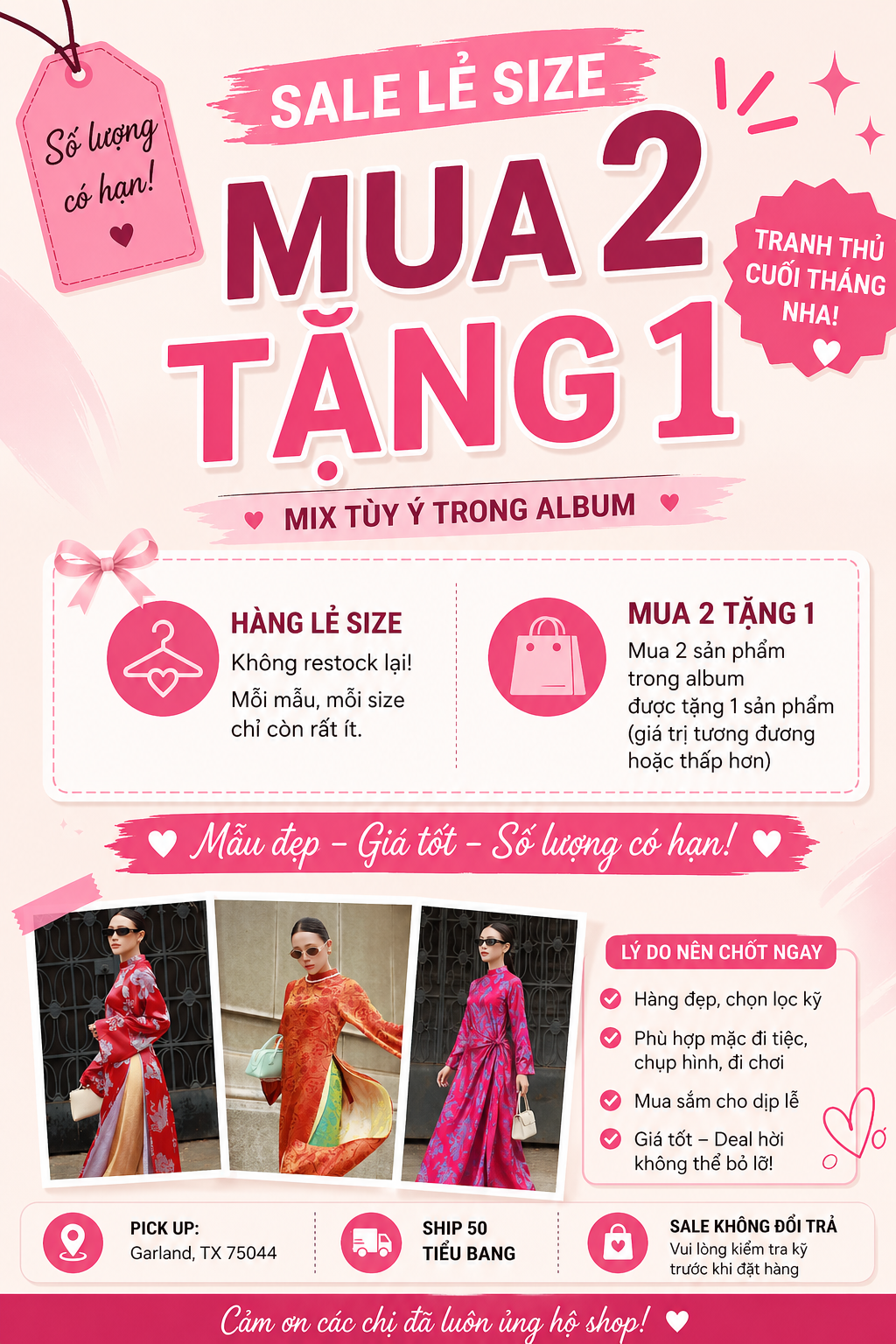Mua 2 tặng 1 (chỉ có trong album này)