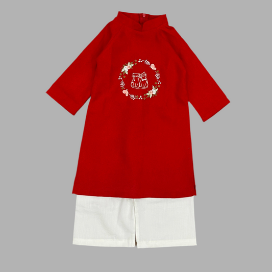 BT32 - Áo nhung tăm thêu