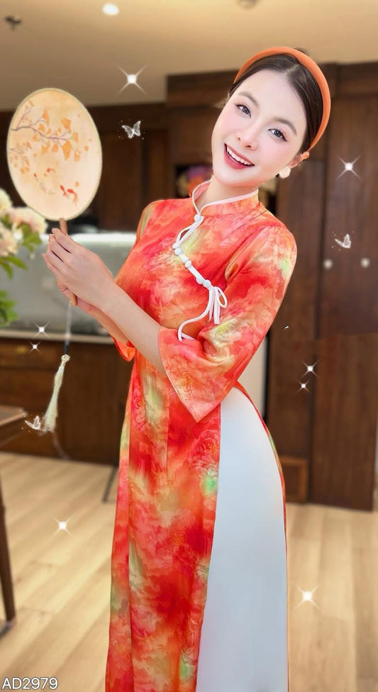 AD2979 Áo only - Áo Dài Lâm Yên Tử