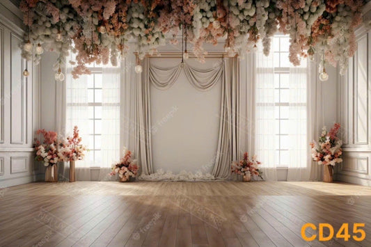 Pre-Order 2-3 weeks Super High Quality Back Drop. Code (CD45) for Wedding