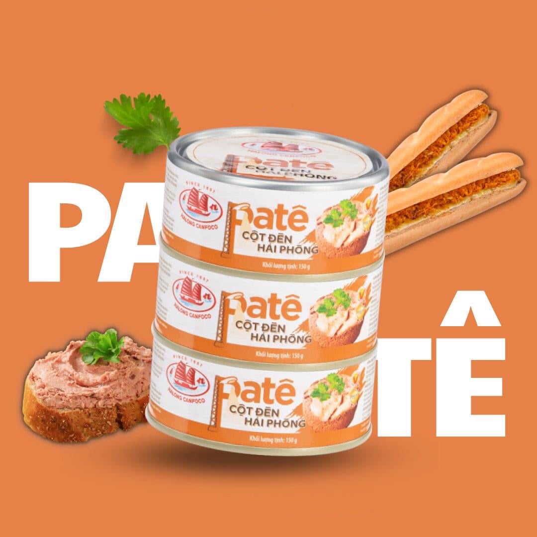 Pate Cột Đèn Hải Phòng 150g/hộp.  1 thùng 48 hộp