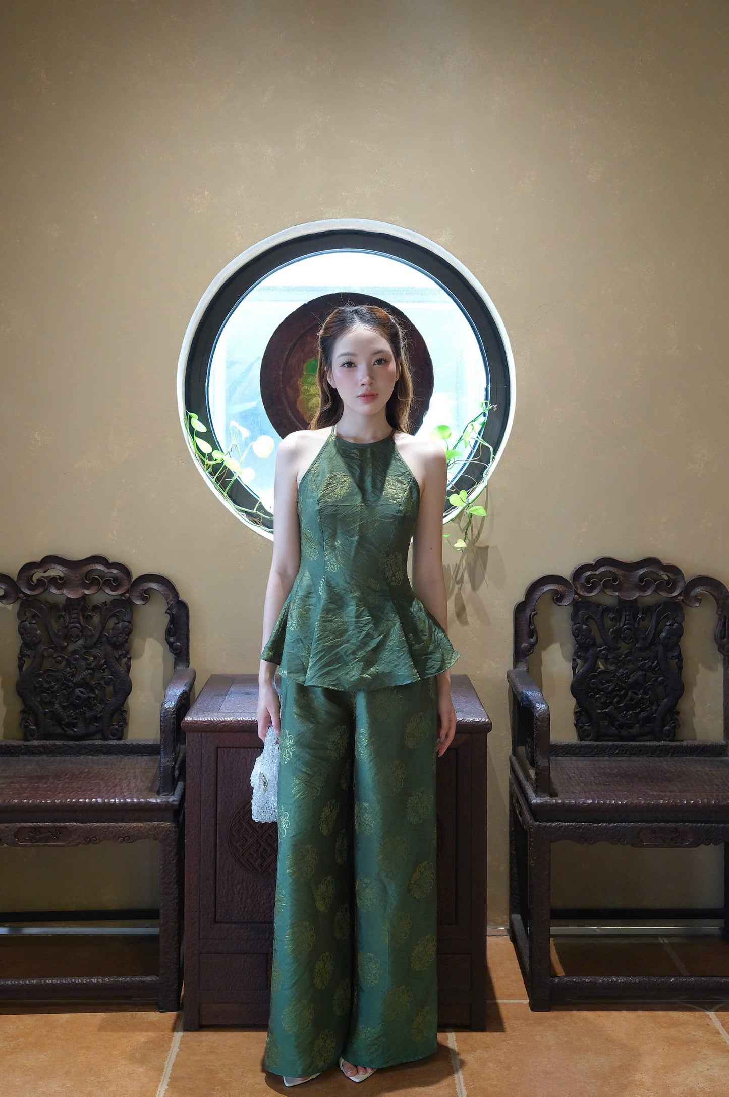 Y52 - Set đồ bộ cổ yếm