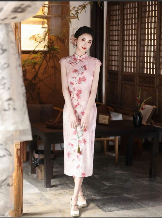 CS06 - Sườn xám nhung lửng Hạ nhã yên