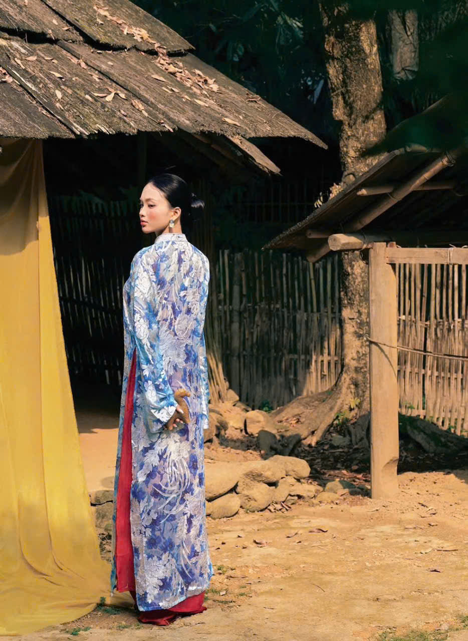 K160 Áo only no pants - Áo dài dáng suông tơ 4 tà cao cấp